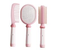 3pcs Styling Styling Strumenti Set Pennello Con Pettine Da Paddle Districante Per Spazzola Per Capelli Bagnati/asciutti