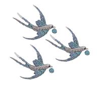 3PCS Swallow Alloy Spilla Gioielli Spilla Abbigliamento Accessorio per Donne