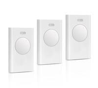 3PCS Telecomando Cancello 2 Canali, Compatibile con FAAC XT2 433 SLH LR - 433,92 MHz, 2 canali, colore bianco - Sostituzione per automazione cancelli garage