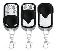3Pcs Telecomando Universale Cancello 433,92 MHz, Telecomandi Cancello Universali, Telecomando Garage per Cancelli con 4 Tasti, Radiocomando Cancello Universale per Cancelli/Porte/Basculanti
