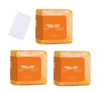 3PCS Turmeric + Lemon+ Vitamin C Soap, Moisturizing Skin Deep Cleansing Soap For The Skin Care