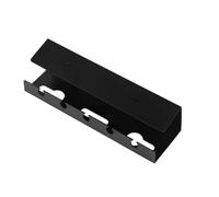 3pcs Under Desk Cable Management Tray With Clamp Power Strip Cord Holder No Drilling Spacious Supplies per Scrivania(Black)