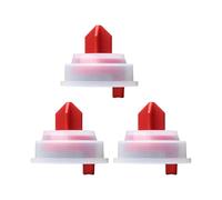 3Pcs Valvole di Riempimento WC Rondella a Diaframma Valvole Galleggianti Membrana Galleggiante Membrana Rondella cisterna Bagno Pezzi di Ricambio WC Riempimento Diaframma