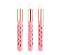 3pcs Viaggio Friendly Brush Cleansers Ergonomico Mousse Spazzole Per Strumenti di Trucco Quotidiano Delicato Su Fibre Pennello Delicato Trucco Cleaner Schiume