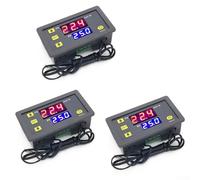 3PCS W3230 Termostato digitale con modalità doppie per una gestione efficiente della temperatura nei dispositivi elettrici (12V)