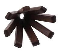 3pcs Walnut Solid Wood Insulation Mat Table Decoration Anti-hot Creative Small Tree per Padelle Teiere Ciotole