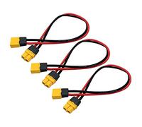 3PCS XT60H Cavo di prolunga XT60H Spina Connettore maschio a XT60H Spina Femmina Connettore Adattatore Filo con 30 cm 14AWG Silicone Wire