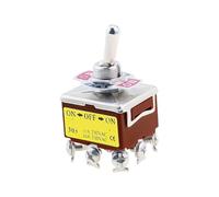 3PDT On/Off/One 3 posizioni 9 morsetti a vite AC 250 V 15 A E-TEN 303 E-TEN 302 10 pz (E-TEN 302)