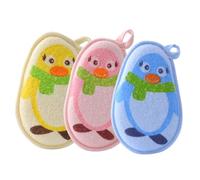 3pezzi Bathing Balls, Scrubber Corpo Portatile per Bagno | Cotone e Poliestere, Forma Unica Originale, per Bebè e Ragazzo Ragazza, Leggero Colore Casuale
