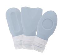 3Pezzi Bottiglie Viaggio Silicone Contenitori Perdite per Shampoo Lozione e Detersivo per Toeletta