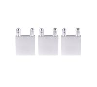 3Pezzi Dissipatore di Calore Con Blocco di Raffreddamento per Acqua in Alluminio 40 x 40 x 12mm per Radiatore CPU del Computer