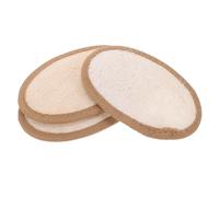 3pezzi Spugna Di Luffa Per Doccia Dischetti Esfolianti Di Luffa Per Bagno Scrub Per Corpo Cordino Morbidi e Facili Da Usare Stili multipli