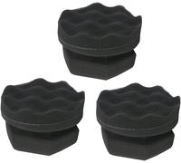 3Pezzi Spugna Pratica per Ceratura Veicoli Modello Ondulato Ad Alta Vestibilità