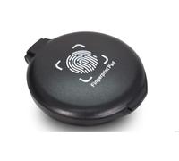 3Pezzi Tampone per Impronte Digitali Tampone per l'Impronta Digitale Tampone di Inchiostro Blocco per Timbri per Forniture per Ufficio ID di Sicurezza del Notaio Impronta Digitale (Nero)