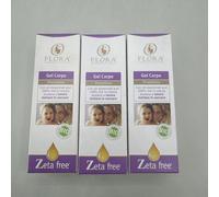 3pezzi Zeta Free Gel Corpo Flora 50ml