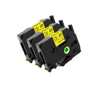 3pk 6pk Riflettimento del tubo di restringimento di calore Compatibile con HSE-231 HSE-2111 HSE-631 6-24 mm per PT-E550W E300 E500 P750WVP P900 P950W e modelli simili(6mm yellow 3pk)