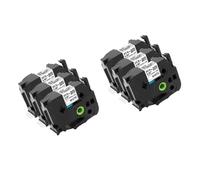 3pk 6pk Riflettimento del tubo di restringimento di calore Compatibile con HSE-231 HSE-2111 HSE-631 6-24 mm per PT-E550W E300 E500 P750WVP P900 P950W e modelli simili(24mm white 6pk)