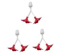 3proces Hummingbird - Set di mangime per acqua con design floreale, resistente alle intemperie, a forma di Y, per amanti degli uccelli