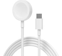 3PSPACE Cavo di Ricarica Magnetico per Apple Watch [1m] - USB-C, Compatibile con Apple Watch Series 9/8/7/SE/6/5/4/3/2/1 - Ricarica Rapida Wireless per iWatch con Connettore Magnetico