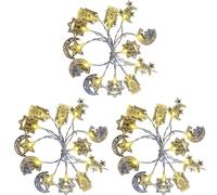 3pz 1.5M 10LED EID Mubarak LED Luci un Stringa Islam Festival Musulmano Fes8492