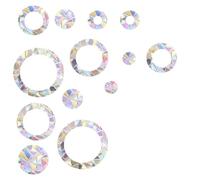 3Pz Adesivi Decalcomanie Prismiche Per Finestre Con Battito Uccelli,Adesivo Arcobaleno Per Zanzariere Anticollisione,Arcobaleno,Catturasole