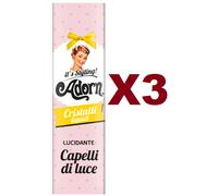 3PZ ADORN CRISTALLI LIQUIDI LUCIDANTE CAPELLI 50ML PROTEGGE DA FREDDO SOLE VENTO