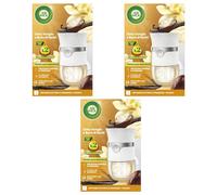 3pz AIR WICK Diffusore elettrico + ricarica Oli Essenziali Vaniglia/Karitè 19ml