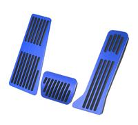 3pz Anti Slittamento Auto Freno Gas Acceleratore e Riposo Pedale Blu Nero