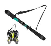 3pz Antiscivolo Set Imbracatura da Sci, Include Regolabile Fascia Spalla Snowboard & 2 Cinghie Attacchi Sci Accessori Snowboard per Uomini Donne Bambini & Uso Familiare