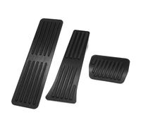 3pz Auto Gas Acceleratore Freno Piede Riposo Pedale Copertura per Ford, Nero