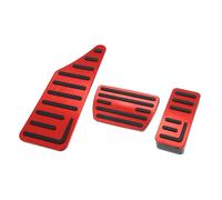3pz Auto Gas Acceleratore Freno Piede Riposo Pedale per Honda HR-V, Rosso