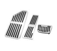 3pz Auto Gas Acceleratore Freno Piede Riposo Pedale per Kia, Argento Tono