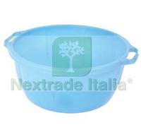 3PZ BACINELLA TONDA CON MANICI Ø CM.45X20 DA LT.25: