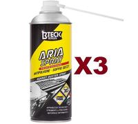 3PZ BERGEN BTECK ARIA COMPRESSA SPRAY PROFESSIONAL 400ML PC TASTIERE ANTIPOLVERE