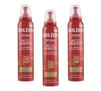 3pz Bilba Ceramidi/Gocce d'Argan spuma capelli tenuta extra forte 200ml