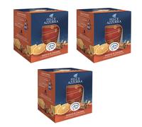 3pz Candela Profumata Felce Azzurra Arancia e Cannella ambiente casa 120g