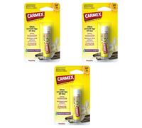 3pz CARMEX MOISTURISING LIP BALM Balsamo labbra SPF 15 Vanilla