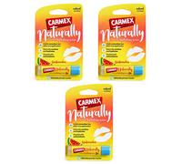 3pz CARMEX NATURALLY LIP Balsamo labbra Lip Balm Pear anguria 4,25g