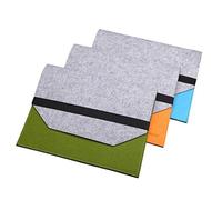 3Pz Cartelle di file in feltro Espansione A4 Carta Organizer Borsa per documenti Borsa per buste portatile