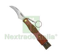 3PZ COLTELLO DA FUNGHI MANICO IN LEGNO CON SPAZZOLINO CM.19 CM.19 ART.340: