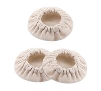 3pz Copri Barattoli Stoffa, Non Sbiancato Copri Tappi Barattoli Stoffa Riutilizzabili Jar Cloth Cover Adatti per Serbatoi di Fermentazione con Diametro Della Bocca del Vasetto 7,62-10,16cm