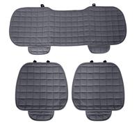 Auto Accessori Lupex Coprisedile Seduta 3 pezzi Universale Auto | Protezione Sedile 2 Anteriore e 1 Posteriore | Protector Comfort Automotive Cuscino Interni (Grigio)