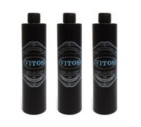 3pz Crema Barba Vitos Istantanea al Mentolo rasatura uomo 500ml