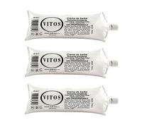 3pz Crema da barba finissima emolliente Vitos vescica tubo 500ml