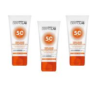 3pz Crema solare viso e collo Dermolab SPF50+ anti-macchia water resistant 50ml