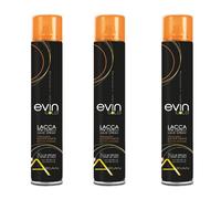 3pz Evin Gold Lacca fissaggio extra forte con olio di argan per capelli 750ml