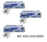 3pz FERMAGLI FERRETTINI per Capelli PROFESSIONALI Ref. 4302 LISCE NERO 5cm 500gr