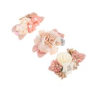 3Pz Fermagli Sposa A Tessuto Per E Damigelle