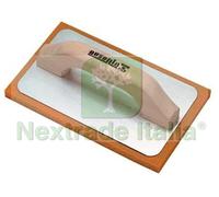 3PZ FRATTONE GOMMASPUGNA PER INTONACO BASE ALLUMINIO E MANICO IN LEGNO CM.21X14: