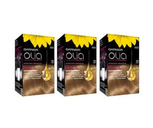 3pz GARNIER OLIA Colorazione Permanente 7.0 BIONDO colore capelli